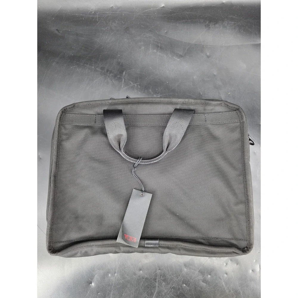Tumi T-Pass Organizer Brief Expandable Laptop Bag Black‎ Style 026531DH